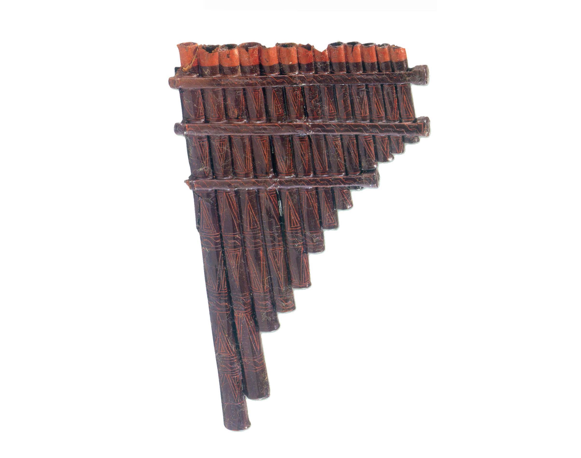 湖北曾侯乙墓出土文物—彩漆排箫(图片来自网络)