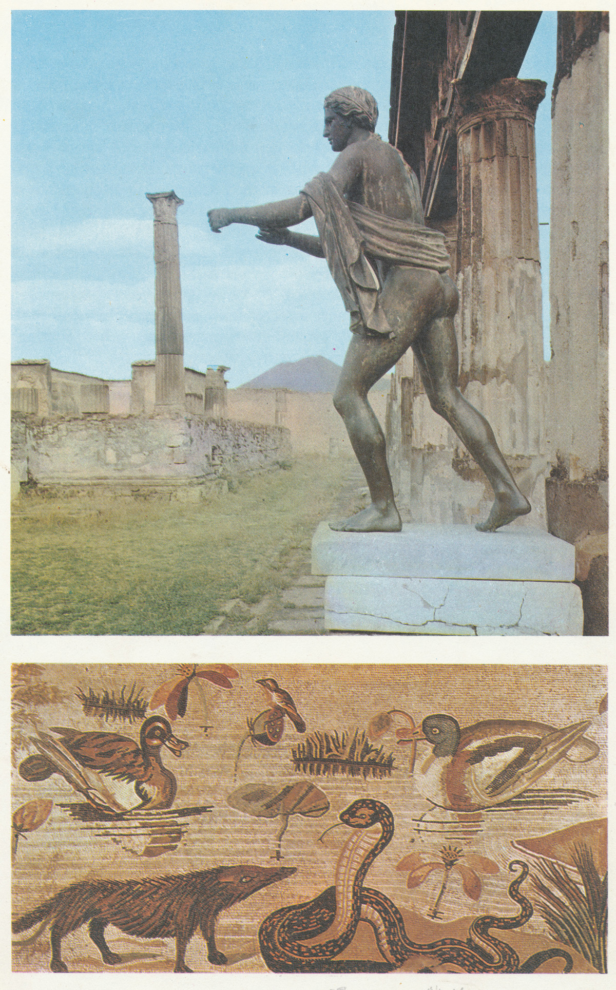 古罗马时代的庞贝古城和拼花镶嵌画古罗马时代的拼花镶嵌地板意大利